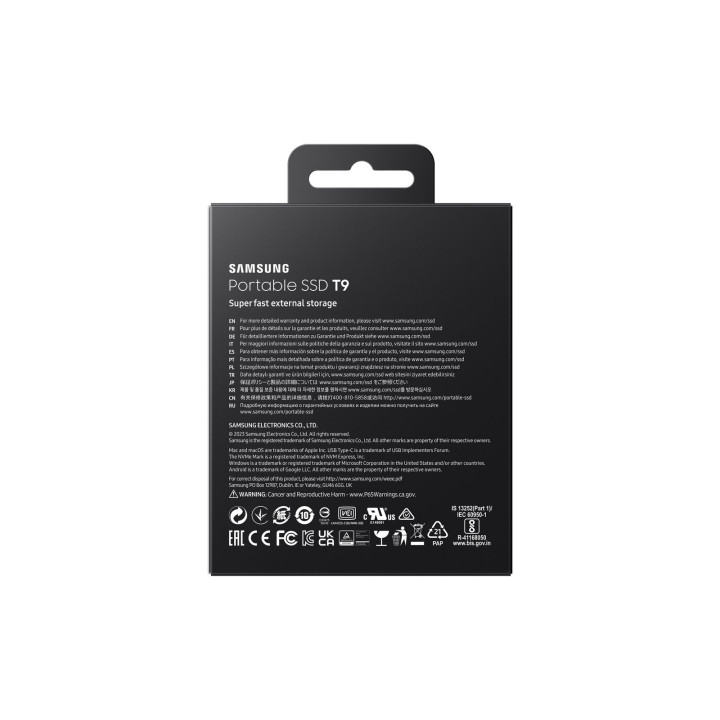 SAMSUNG SSD ESTERNO T9 1TB USB-C 2000MBS